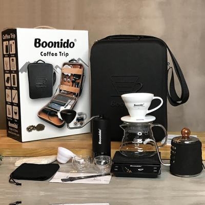 China Best Price Viable High Quality Coffee Pot Dripper V60 Coffee Shoulder Carry Coffee Set Bag With Wholesale Price for sale