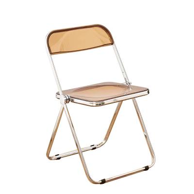 China 2022 New Camp Foldable Clear Plastic Folding Chairs Outdoor Metal Folding Chairs for sale