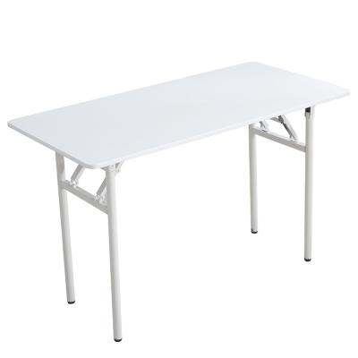 China Modern Design Staff Office Furniture Wooden Table Computer Foldable Desk for sale