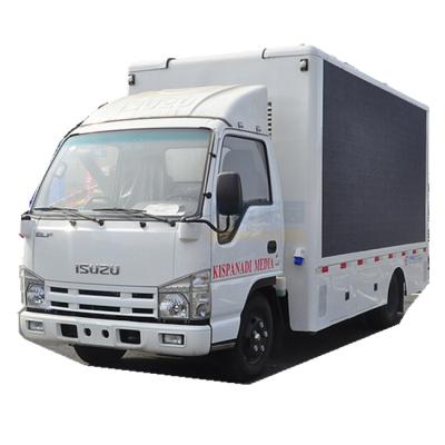 China Outdoor Advertising Led 2019 New ISUZU Advertising Vehicle Advertising LED Screen Outdoor Mobile/Truck/Screen Car Displays for sale