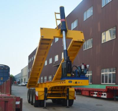 China Truck Trailer China Factory Direct Supply 9M Flat Dump Truck Semi Trailer For Sale for sale