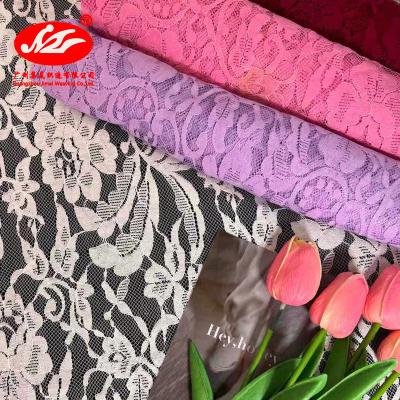 China 2022 Breathable Flowers Design Fashion French Wedding Nylon Lace for sale