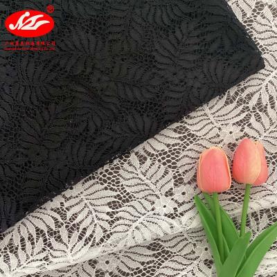 China OEM Viable Factory Medium Weight Polyester Lace Fabric For Dress for sale