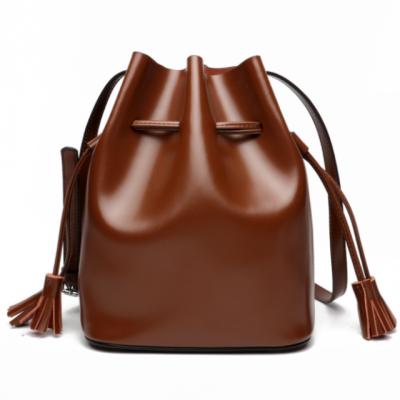 China Newest Durable Trend Leather Handbag Brown Handbag Women Handbag for sale