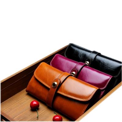 China Waterproof High Quality Genuine Leather Wallet Women Purse for sale