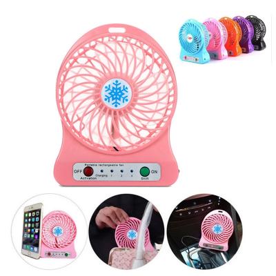 China Hotel Snowflake Fan Student Special Gift USB Fan Plantain Portable Handheld Refilling Fan for sale