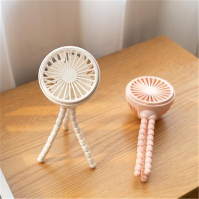 China 2022 New Design 1200mAh Battery Air Cooler Portable Rechargeable Tripod Mini Fan Mini Fan for sale