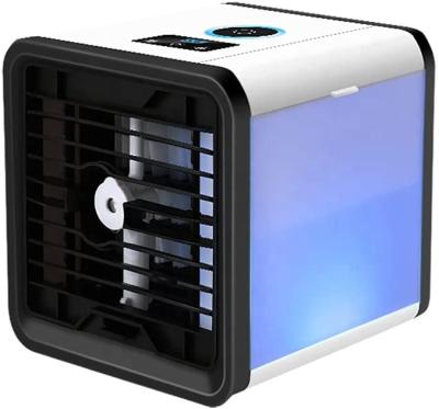 China USB Air Space Cooler 7 Portable Multifunctional Personal Office Car LED Color Luxury Jet Upgraded Fan for sale