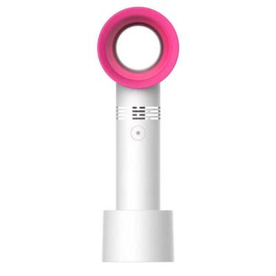 China Portable USB Fan Specializing in Manufacturing Leafless USB Fan Cold Wind Household Handheld Charging Leafless Fan for sale