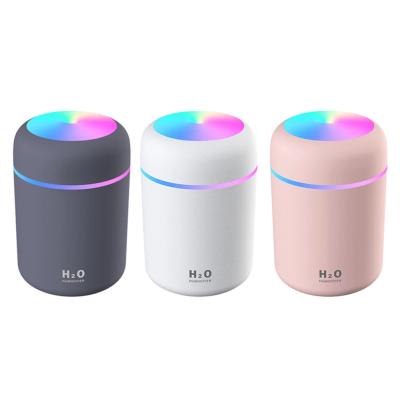 China Portable Ultrasonic Colorful Cup Diffuser USB Mist Maker Mist Maker Air Purifier with Light for Car Home for sale