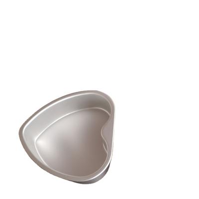 China 8Inch 8Inch Sustainable Upright Heart Shaped Movable Aluminum Cake Mold Qi Fenggu Unique Inscription 1MMThick (Anode) for sale