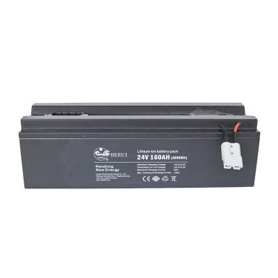 China Folklifts Electric Customized Prismatic 24V 160ah 24v LifePO4 Battery Pack For Forklift Motorhome for sale