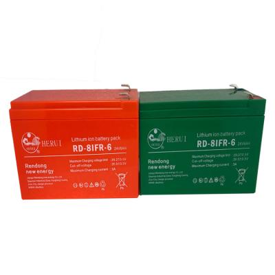 China Toys Cheap Price 24v 6ah Lifepo4 Rechargeable Battery Pack For E Bike Scooter for sale