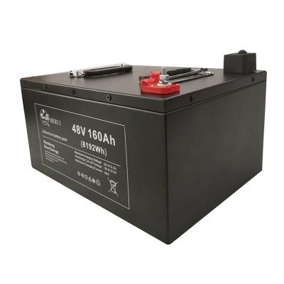 China Golf carts high precision 48v 160ah 150ah lifepo4 lithium ion lithium battery for RV car / camping for sale