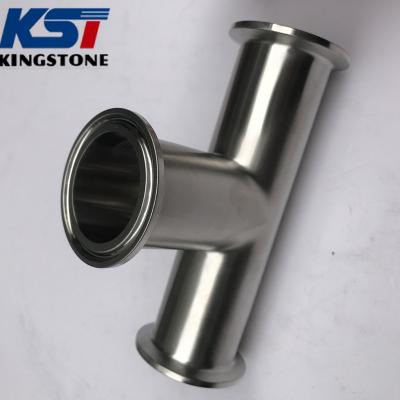 China Industry Sanitary Welded Stainless Steel Reducing Tee for sale