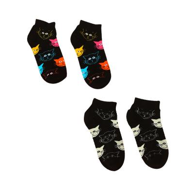 China Custom Logo Breathable Socks And Hosiery Anime Women's Hosiery Anti Slip Socks Crew Cute Cotton Breathable Fashion Sale for sale