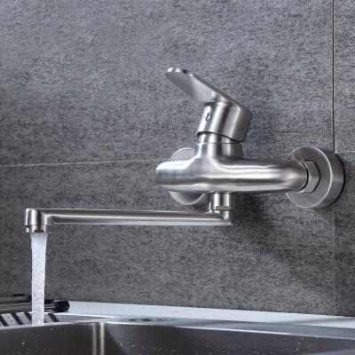 China Creative Elegant Design 304 Stainless Steel Cheap Thermostatic Kitchen Sink Kind Manufacturer Fujian HANJOO Faucets Inwall Faucet for sale