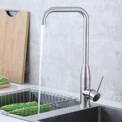 China Fujian HANJOO Thermostatic High Performance Square Stainless Steel Household Kitchen Sink Basin Basin Faucets Popular Modern Faucets for sale