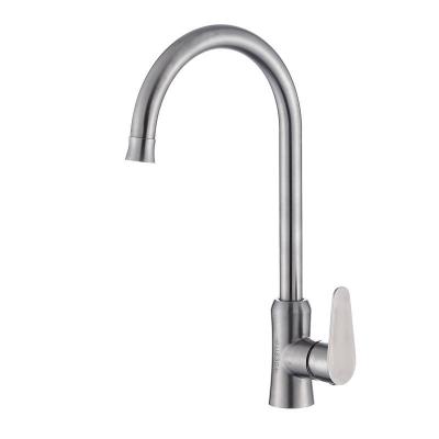 China Hot Selling 2021 Thermostatic Faucets Classic Pull Down Single Handle Stainless Steel Water Faucet Deck Mounted Kitchen Faucets for sale