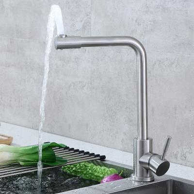 China Hot Modern Fujian HANHOO Faucets Free Spare Part New Creative Thermostatic Basin and Cold Kitchen Sink Dual Control Stainless Faucet for sale