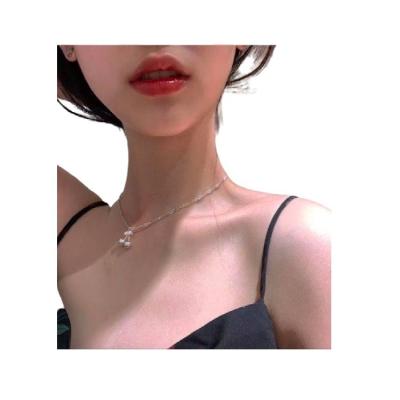 China Simple Summer Cherry Necklace Female Personality Chain of Hiphop High Quality Special Design Necklace for sale