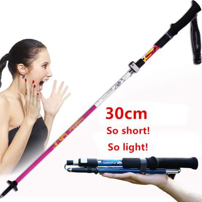 China High Quality Telescopic Carbon Walking Stick Lightweight Folding Hiking Trekking Pole 5 for sale