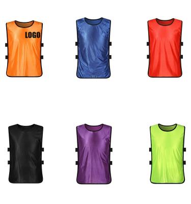 China Sets Wholesale Colorful Kids / Adult Soccer Bibs Soccer Training Bibs Set for sale