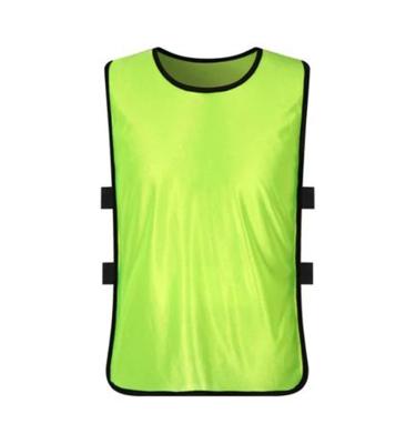 China Best of Sets Wholesale Multi Color Football Training Vests Polyester Printing Number Logo Football FluorescentBibs Custom Football Bibs for sale