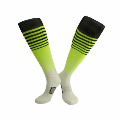 China New Season Outdoor Sports Soccer Breathable High Quality Long Compression Socks Factory Price Knee High Socks With Stripes for sale