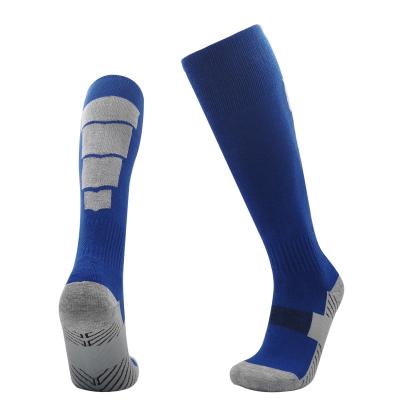 China Wholesale High Quality Factory Price Compression Outdoor Sports Breathable Soccer Knee High Long Socks With Stripes for sale