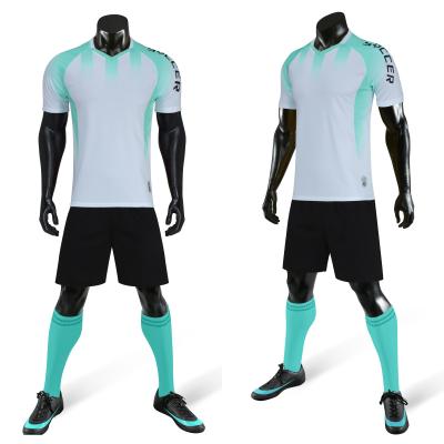 China Sets Wholesale Hot Selling New Design Soccer Wear Jersey Soccer Football for sale