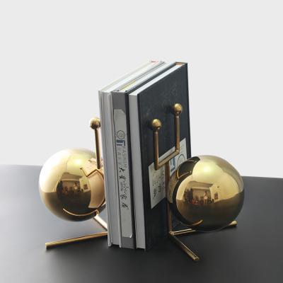 China Modern Decorative Stainless Steel Home Office Bookend for sale