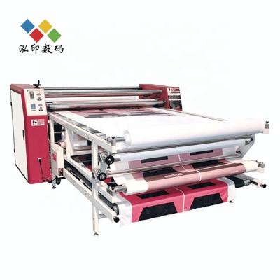 China Automatic Factory Sublimation Textile Polyester Fabric Roll To Roll Heat Press Transfer Printing Machine for sale