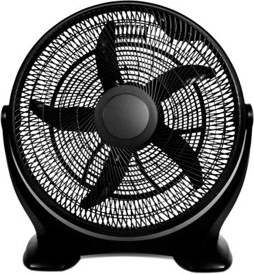 China Single 18 Inch 3-Speed ​​Deluxe Plastic Hotel Swing Quiet Floor Fans For Home Commercial, Residential, And Greenhouse Use for sale