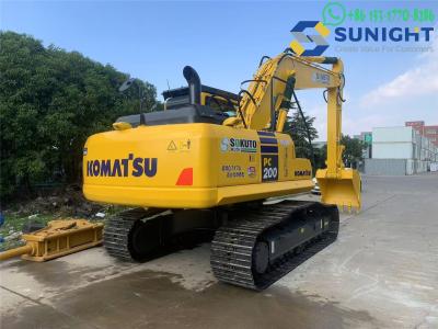 China Original Komatsu PC200 Bagger Niedrige Arbeitszeiten Gebraucht Komatsu Crawler Bagger / Gebraucht Komatsu Digger zu verkaufen