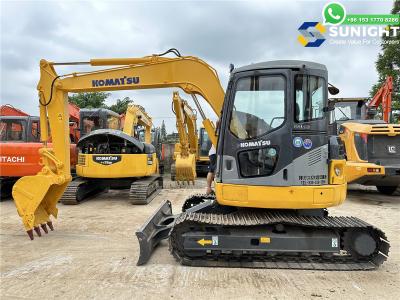 Chine Excavateur Komatsu PC78US d'origine mini utilisée de haute performance 7 tonnes 8 tonnes Mini modèle de pompe à noyau Japon Excavateurs Komatsu PC78 d'occasion à vendre