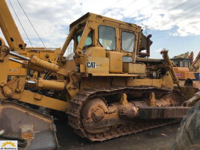 China D8K de ingesloten Bulldozers van Cabine Oude Caterpillar, het Sterke Gewicht van de Tweede Handbulldozer 31T Te koop