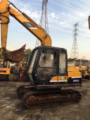 Chine Excavatrice originale de Kobelco Sk03 de ³ de la couleur 0.3m, Kobelco utilisé excavatrice de 7 tonnes à vendre