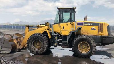 China Original Japanese Used Payloaders Komatsu WA320 With Strong Komatsu Engine for sale