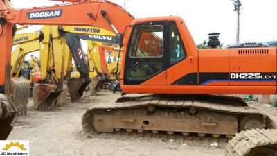 China Goed Voorwaarde Gebruikt Doosan-Graafwerktuig 22 Tondh225 dh225-7 3620h Arbeidstijd Te koop