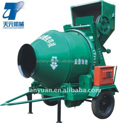 China Bridge Making Water Pump Concrete Mixer Construction Machine With Elevator Hopper for sale