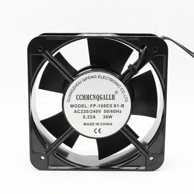 China Factory AC 220V 15050 150mm Double Ball Bearing 50mm High Speed ​​Industrial Blower Fan Long Life Axial Flow for sale