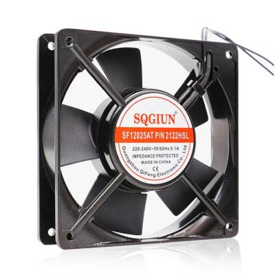 China Factory 120mm AC 220V 12025 Copper Motor Axial Fan Oil Containing Low Noise Industrial Fan 120mm for sale