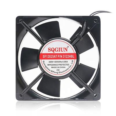 China Factory 12025 Copper Motor 25mm 12cm 120mm Dual Axial Fans Axial Fans AC 380V 12025 for sale