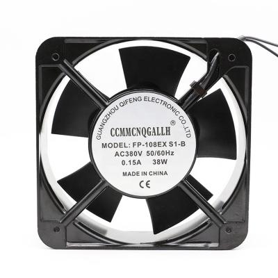 China 50mm Fan 15050 Double Ball Bearing AC 380V 15cm 150mm Factory Axial Fan High Speed ​​Ventilation for sale