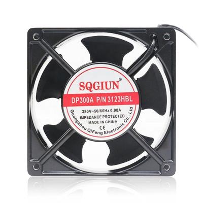 China 12038 AC motor fan 380V 12cm 120mm factory double ball bearing high speed ventilation 38mm copper axial fan for sale