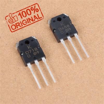 China 100% Original KTB688 KTD718 2SB688 2SD718 To-3p NPN PNP 80W 120V 10A Power Amplifier B688 D718 Applications Power Transistor for sale