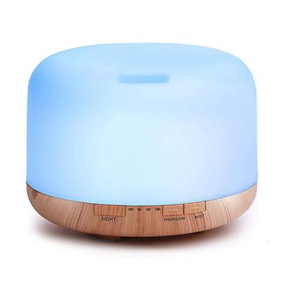 China High Quality 500ml Hotel Essential Oil Diffuser, 5 in 1 Ultrasonic Therapy Oil Vapor Humidifier, with Timer and Auto Off Safety for sale