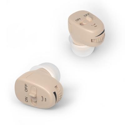 China Invisible Eco-friendly Hearing Aid CIC Hearing Aid Mini Sound Amplifier Adjustable Volume In The Ear For Deafness for sale