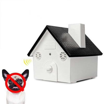 China Outdoor Device Controller Hang Birdhouse Ultrasonic Anti Barking Retriever Barking Dog Training Tool 50 Feet Long Distance for sale